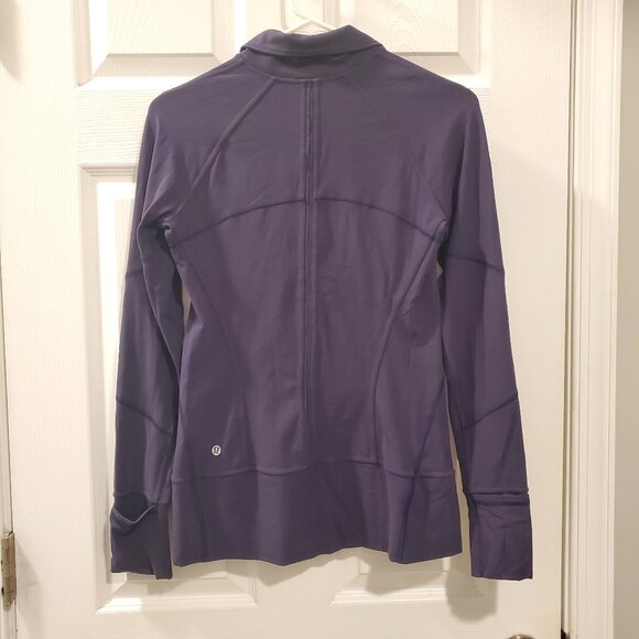 LIKE-NEW Lululemon Contour Jacket Midnight Navy Size 6 - Picture 5 of 8